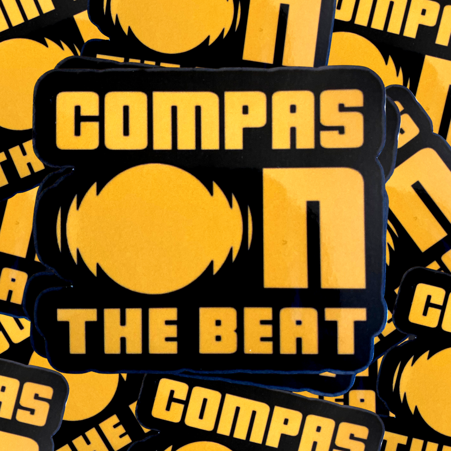 Limited Edition 3-Inch Compas Sticker (Free with Orders Over $50!)